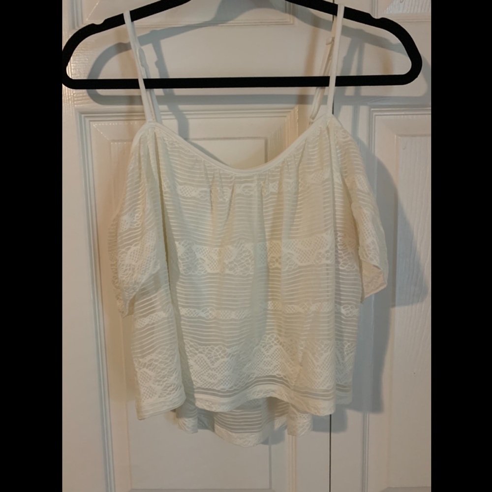White crop top